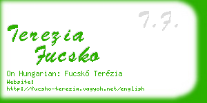terezia fucsko business card